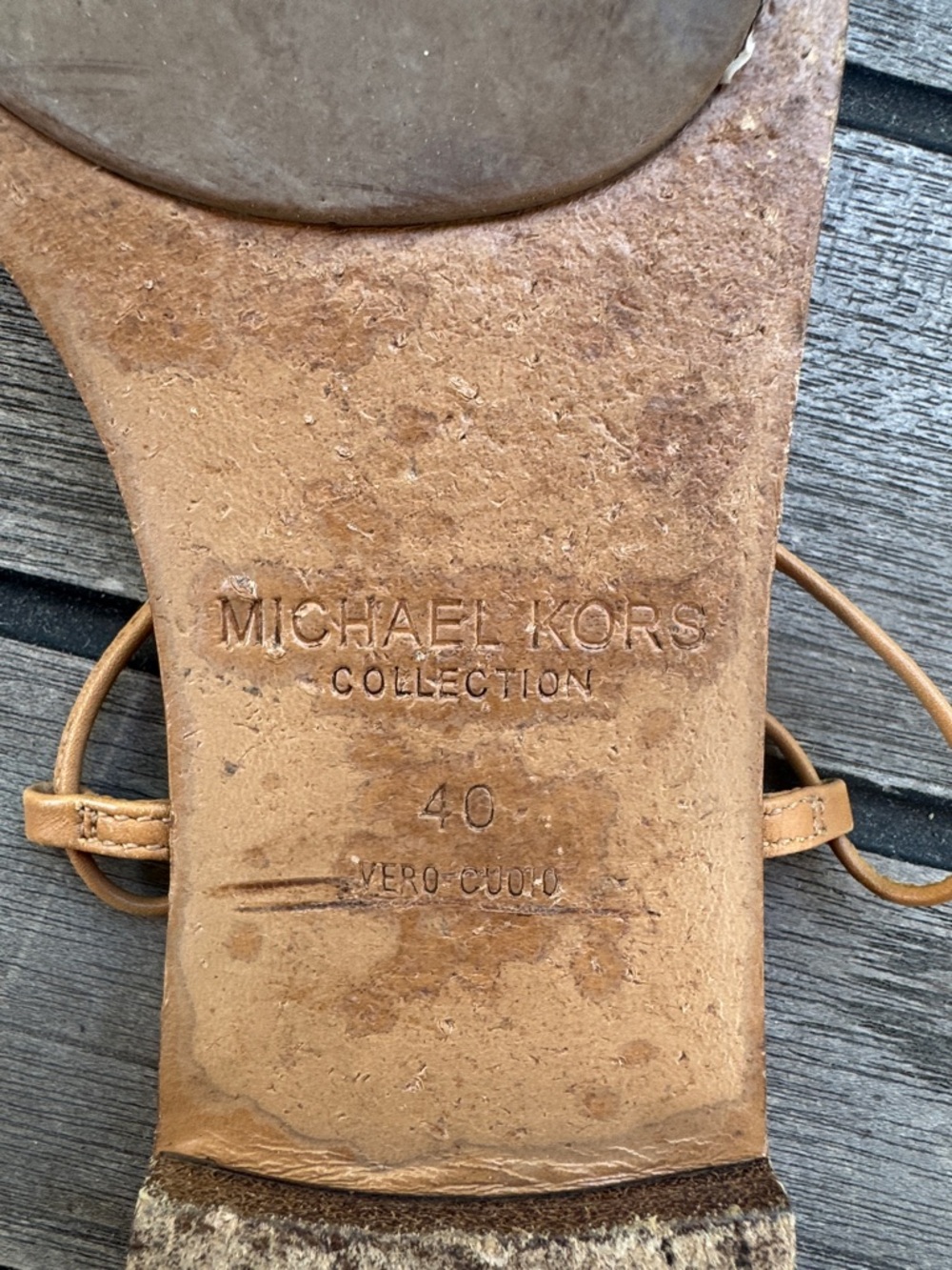 Michael Kors Collection Bradshaw sandal Lace-Up Leather Sandals - Picture 6 of 8